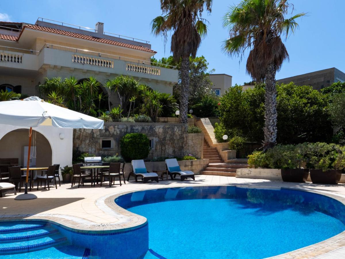 Villa Palma - Sunset Sea Views With Pool, Jacuzzi, Sauna And Games Room Меллиеха Экстерьер фото
