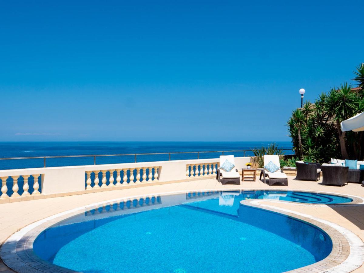 Villa Palma - Sunset Sea Views With Pool, Jacuzzi, Sauna And Games Room Меллиеха Экстерьер фото