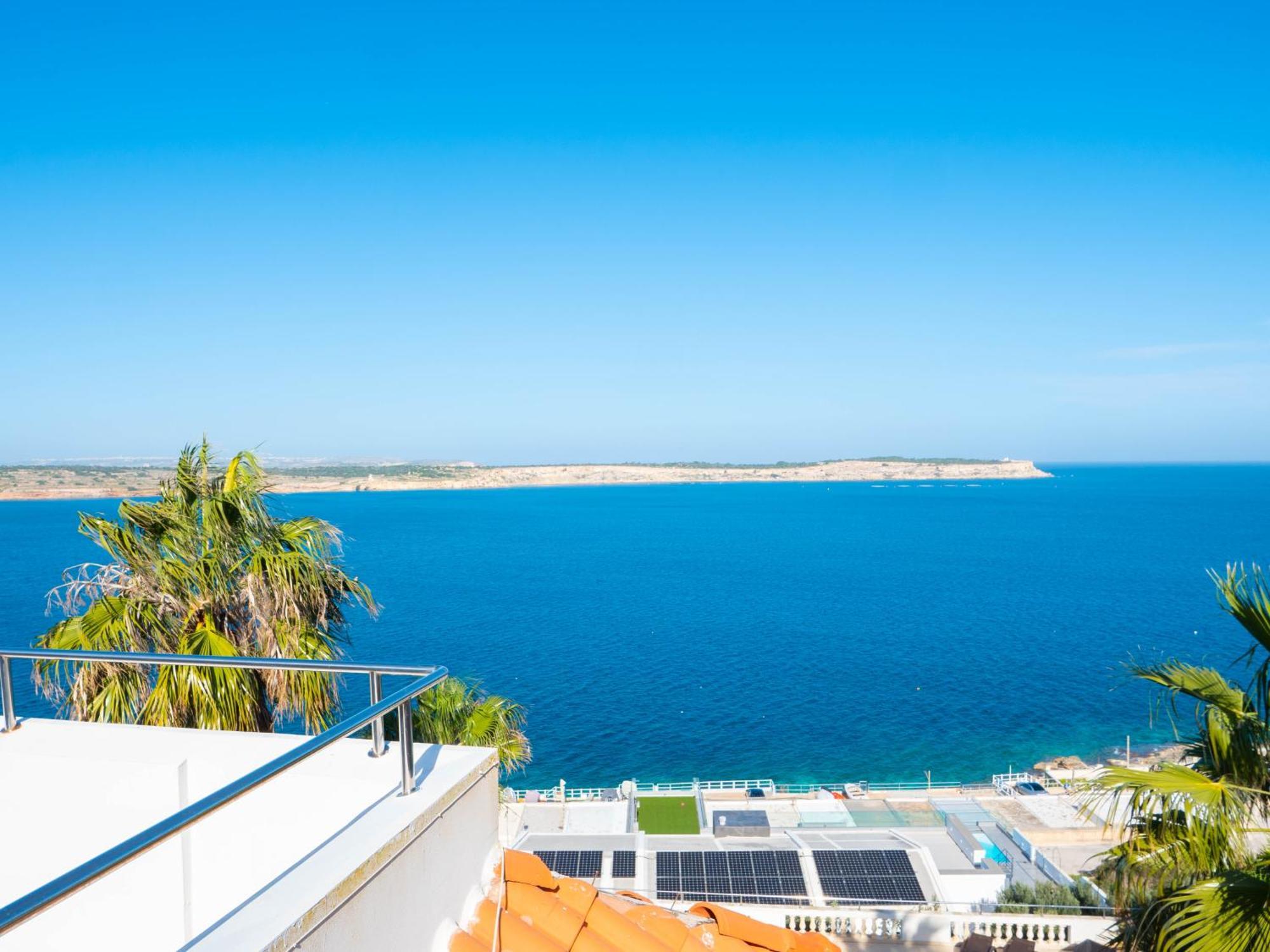 Villa Palma - Sunset Sea Views With Pool, Jacuzzi, Sauna And Games Room Меллиеха Экстерьер фото